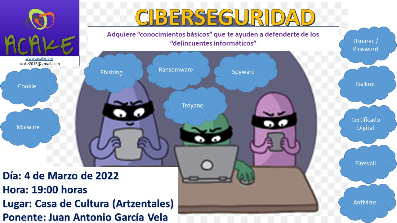 Cartel Charla Ciberseguridad